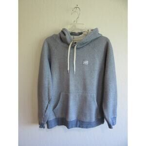 RVCA Blue Fleece Lined M Pullover Long Sleeve Hoodie